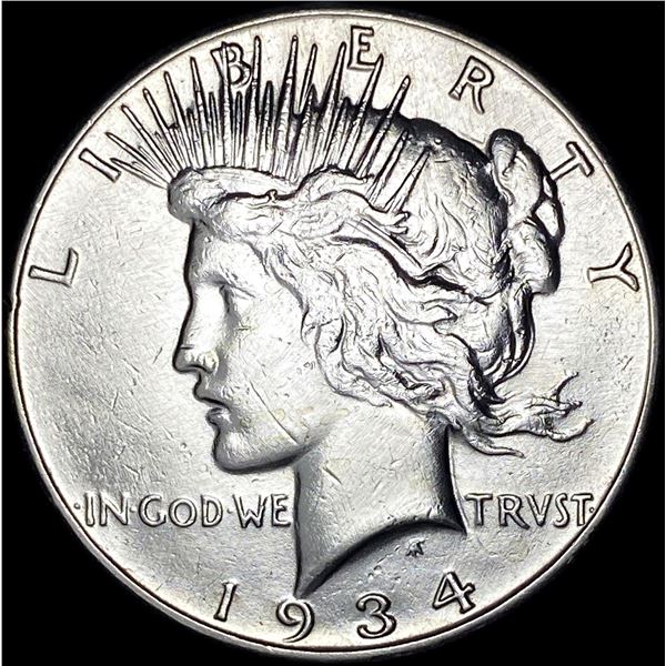 1934-S Silver Peace Dollar UNCIRCULATED