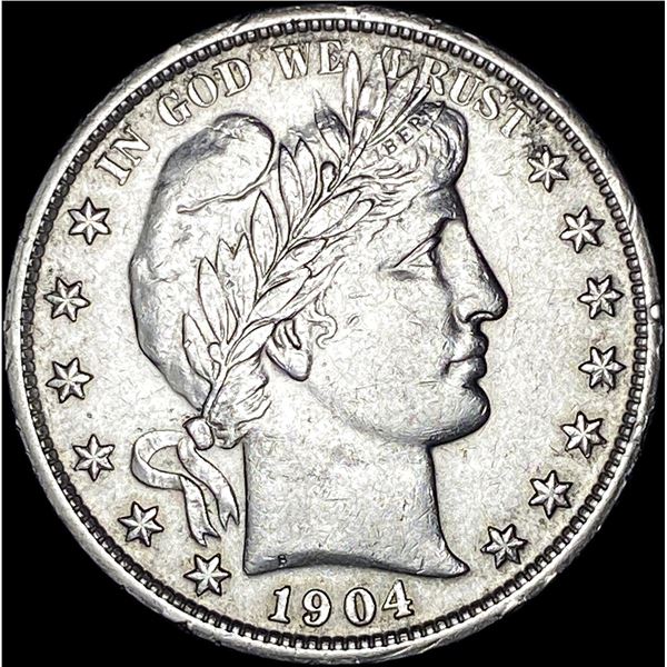 1904 Barber Half Dollar CLOSELY UNCIRCULATED
