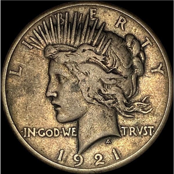1921 Silver Peace Dollar LIGHTLY CIRCULATED