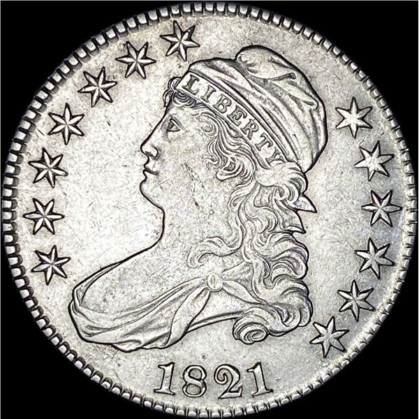1821 Capped Bust Half Dollar CLOSELY UNCIRCULATED
