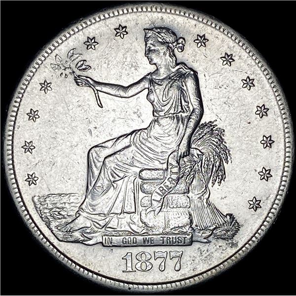 1877-S Silver Trade Dollar CLOSELY UNCIRCULATED