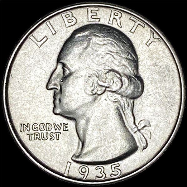 1935-S Silver Washington Quarter UNCIRCULATED
