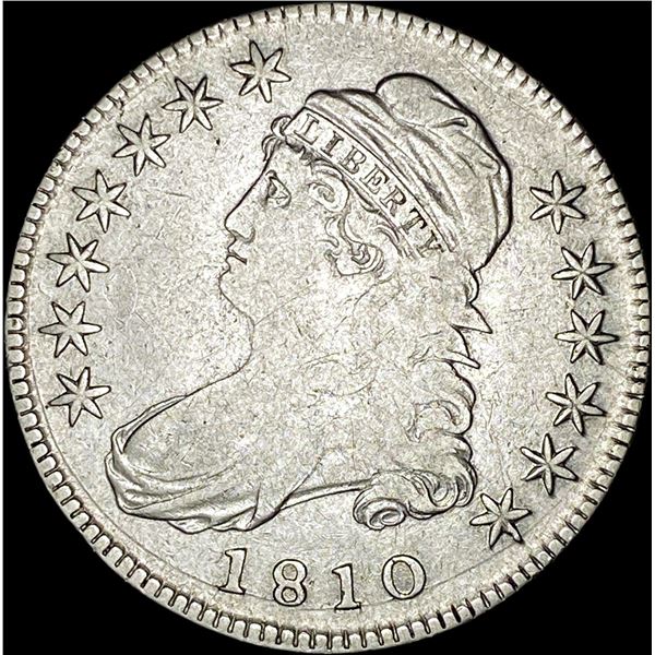 1810 Capped Bust Half Dollar LIGHTLY CIRCULATED