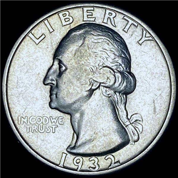 1932-D Silver Washington Quarter CHOICE AU