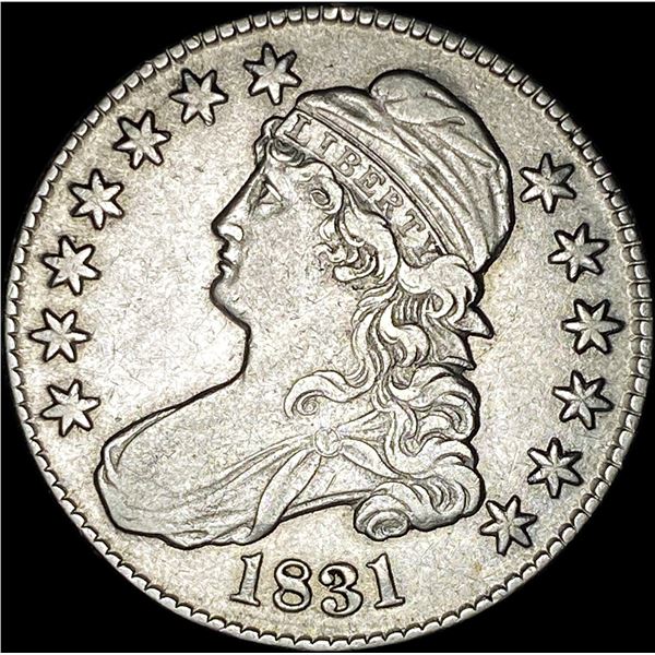 1831 Capped Bust Half Dollar NEARLY UNCIRCULATED