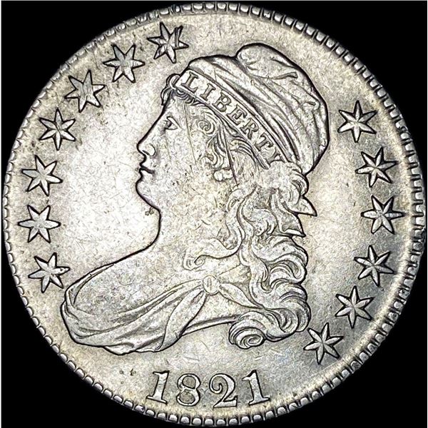 1821 Capped Bust Half Dollar CLOSELY UNCIRCULATED