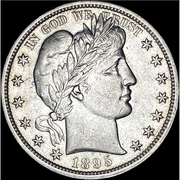 1895 Silver Barber Half Dollar CLOSELY UNCIRCULATED