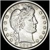 Image 1 : 1892 Silver Barber Quarter ABOUT UNCIRCULATED