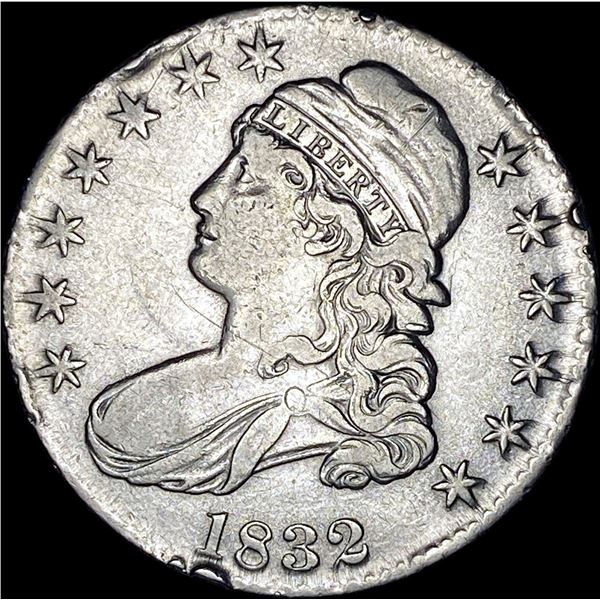 1832 Capped Bust Half Dollar NEARLY UNCIRCULATED