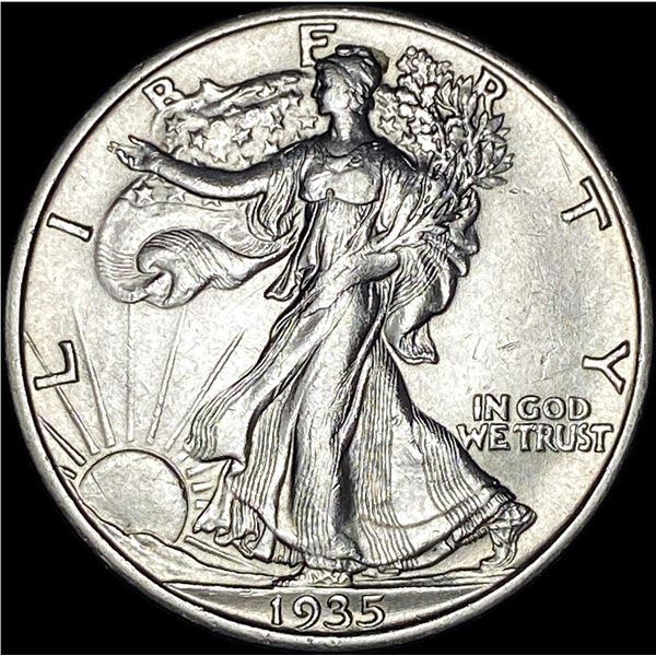 1935-S Silver Walking Liberty Half Dollar UNCIRCULATED