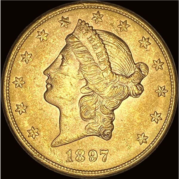 1897-S Gold $20 Liberty Head Double Eagle UNCIRCULATED
