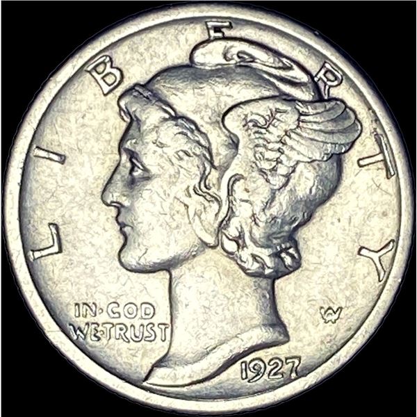 1927-D Silver Mercury Dime LIGHTLY CIRCULATED
