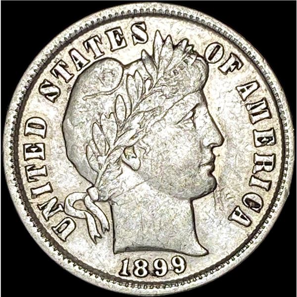 1899 Silver Barber Dime CLOSELY UNCIRCULATED