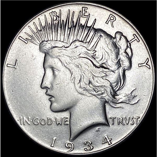 1934-S Silver Peace Dollar CLOSELY UNCIRCULATED
