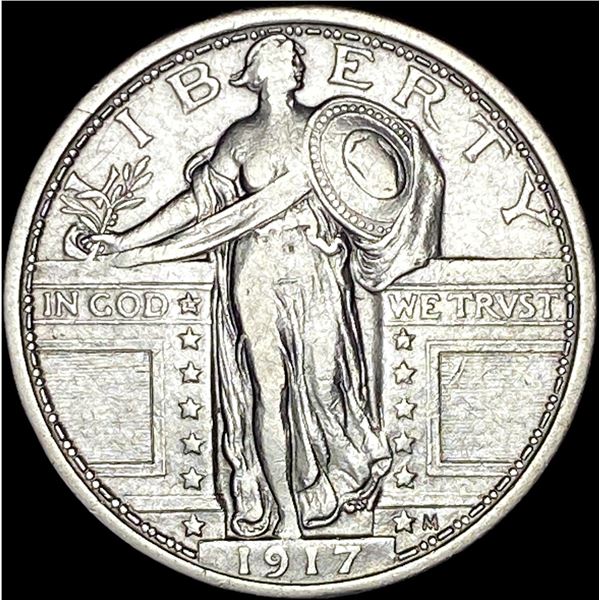 1917 Type 1 Standing Liberty Quarter LIGHTLY CIRCULATED