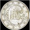 Image 2 : 1851-O Silver Three-Cent Piece CLOSE UNC