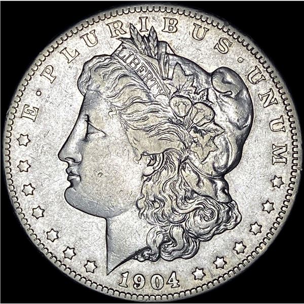 1904-S Silver Morgan Dollar NEARLY UNCIRCULATED