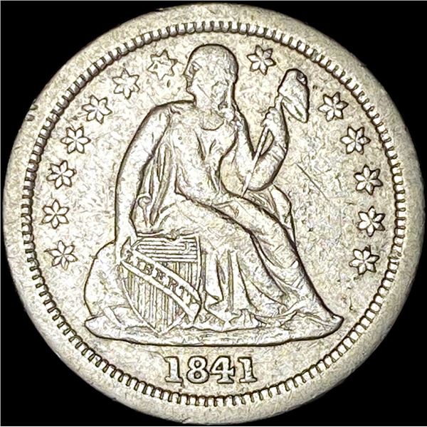 1841-O Silver Seated Liberty Dime LIGHTLY CIRCULATED
