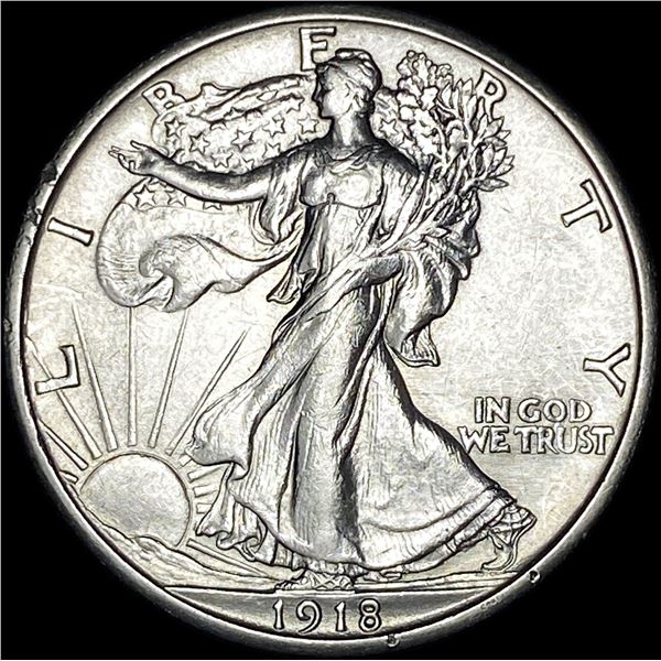 1918-S Walking Liberty Half Dollar UNCIRCULATED