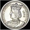 Image 1 : 1893 Silver Isabella Quarter UNCIRCULATED
