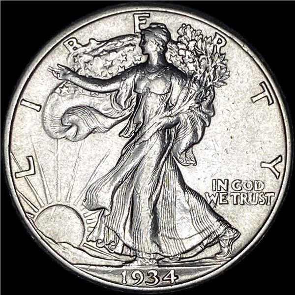 1934-S Walking Liberty Half Dollar CLOSELY UNCIRCULATED
