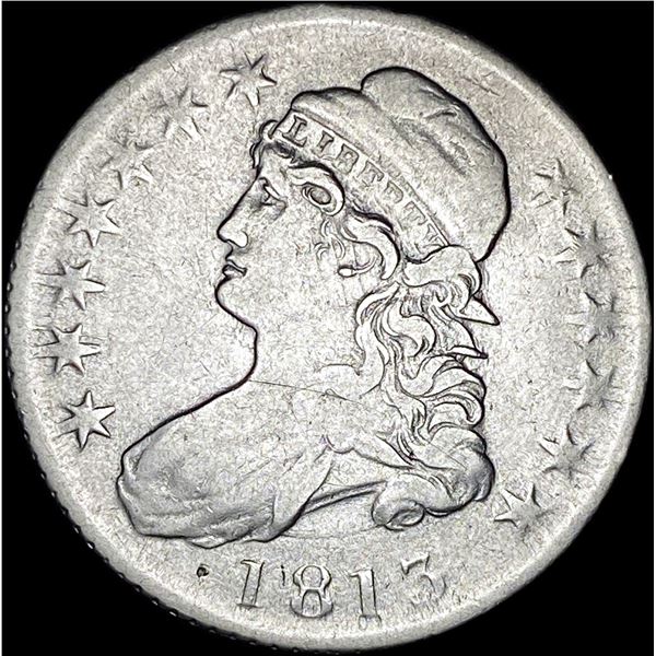 1813 Capped Bust Half Dollar NICELY CIRCULATED