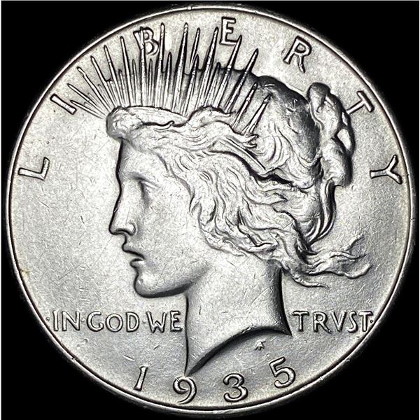 1935-S Silver Peace Dollar CLOSELY UNCIRCULATED