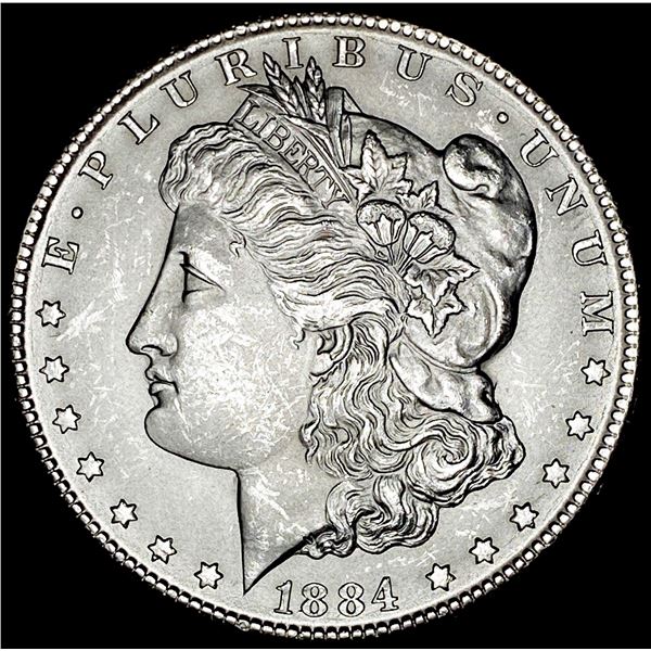 1884-CC Silver Morgan Dollar SUPERB GEM BU