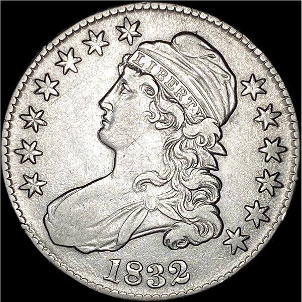 1832 Capped Bust Half Dollar NEARLY UNCIRCULATED