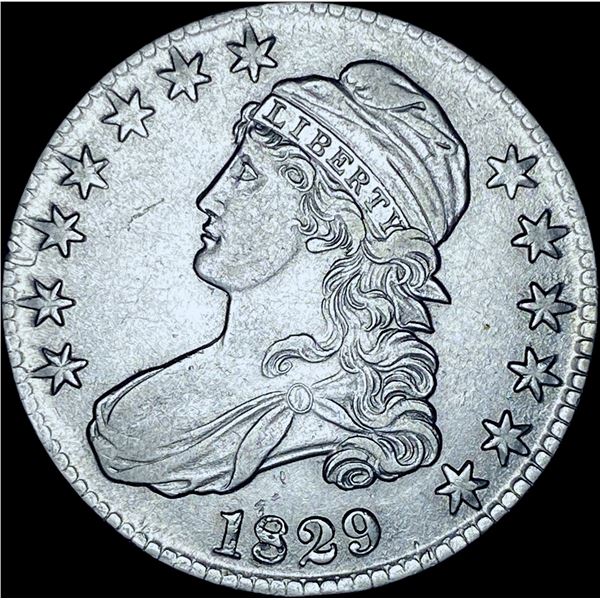 1829 Capped Bust Half Dollar CHOICE AU
