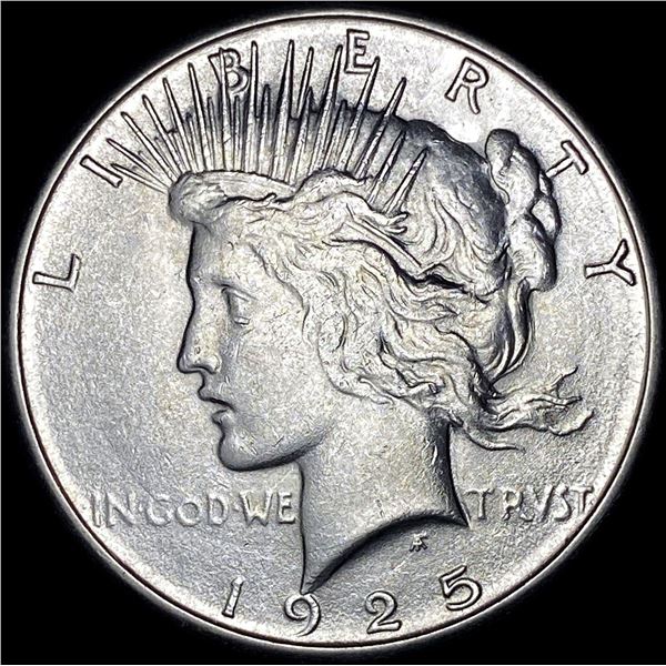 1925-S Silver Peace Dollar CLOSELY UNCIRCULATED