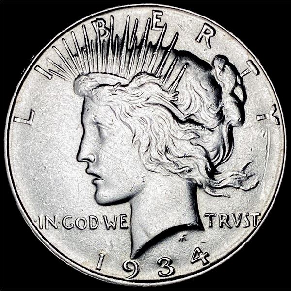 1934-D Silver Peace Dollar CHOICE BU