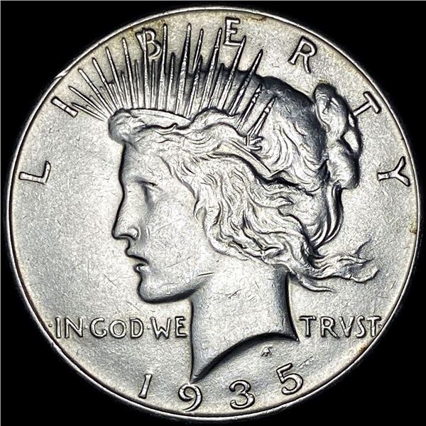 1935 Silver Peace Dollar CLOSELY UNCIRCULATED