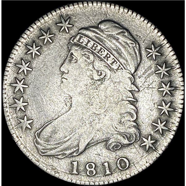 1810 Capped Bust Half Dollar LIGHTLY CIRCULATED