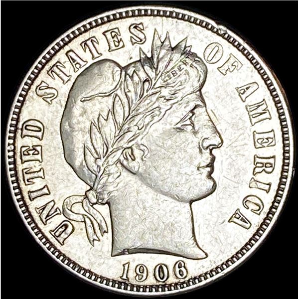 1906 Silver Barber Dime CLOSELY UNCIRCULATED