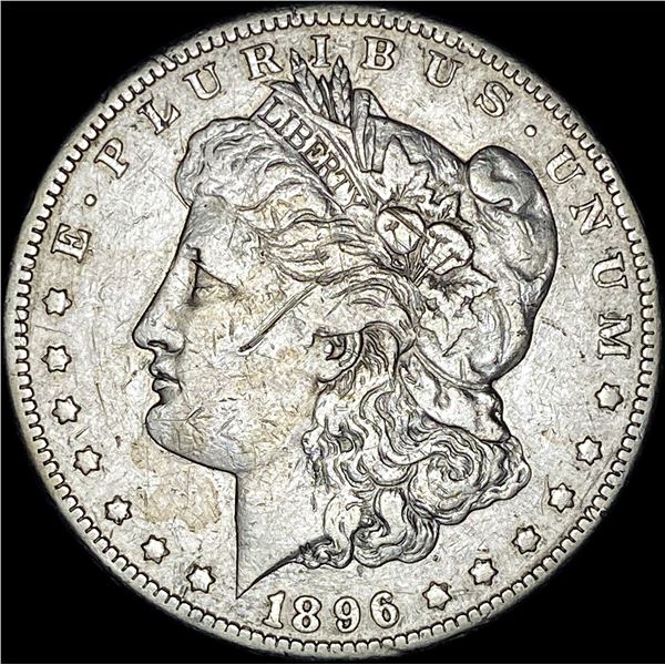 1896-S Silver Morgan Dollar LIGHTLY CIRCULATED