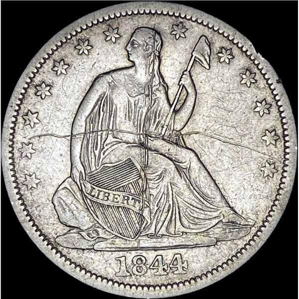 1844-O Seated Liberty Half Dollar NEARLY UNCIRCULATED