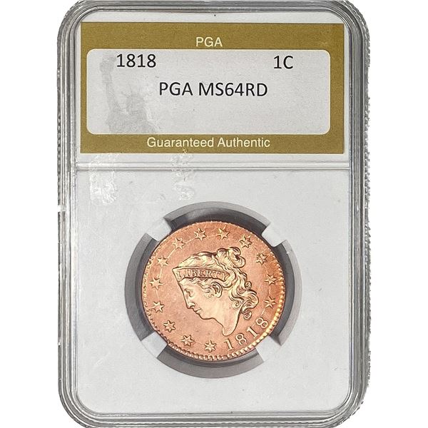 1818 Coronet Head Large Cent