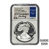 Image 1 : 2016-W $1 Silver Eagle NGC PF70 UC Lettered Edge