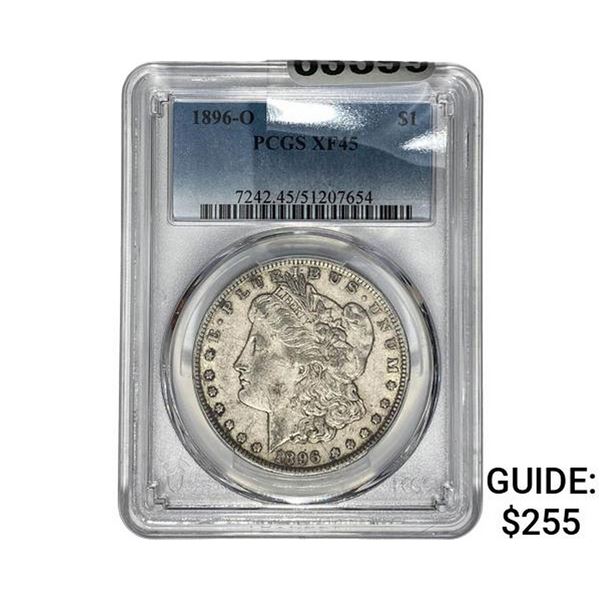 1896-O Morgan Silver Dollar PCGS XF45