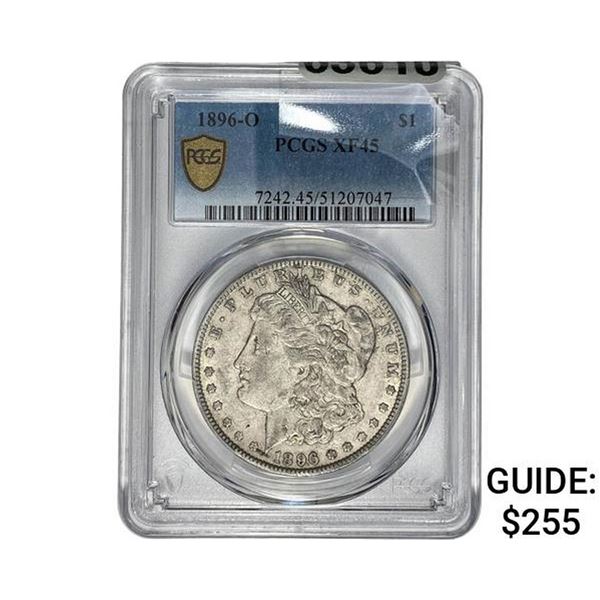 1896-O Morgan Silver Dollar PCGS XF45