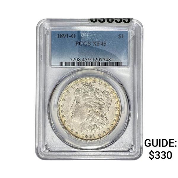 1891-O Morgan Silver Dollar PCGS XF45