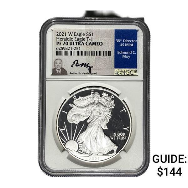 2021-W $1 Silver Eagle NGC PF70 UC