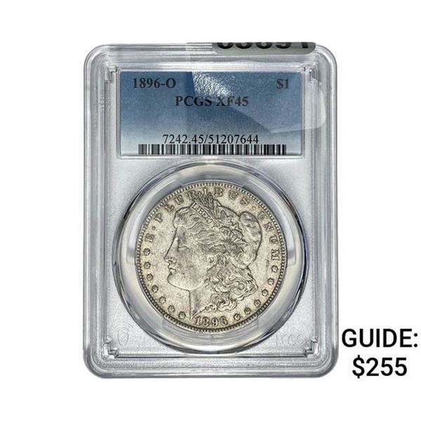1896-O Morgan Silver Dollar PCGS XF45