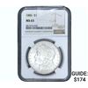 Image 1 : 1886 Morgan Silver Dollar NGC MS63