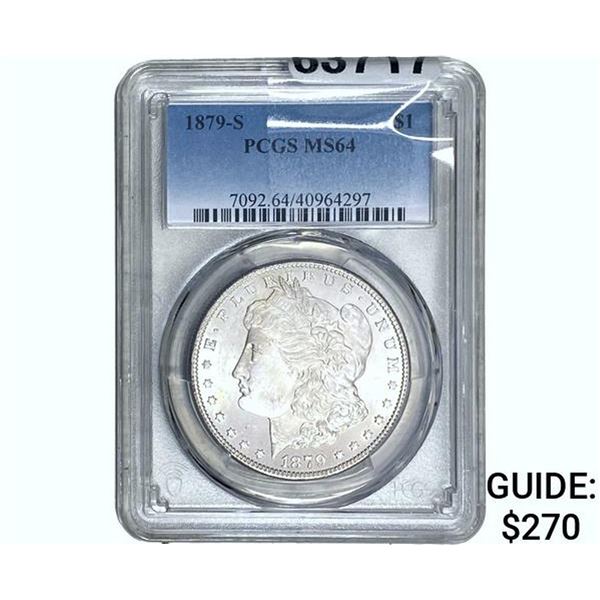 1879-S Morgan Silver Dollar PCGS MS64