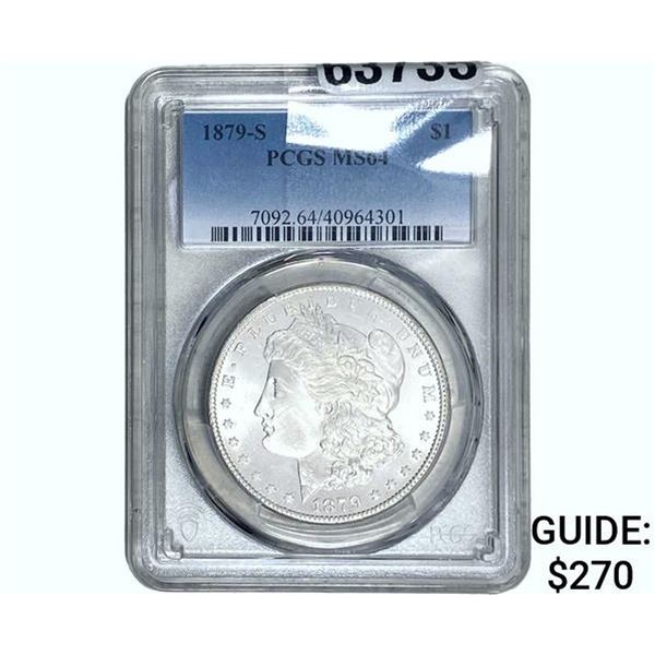 1897-S Morgan Silver Dollar PCGS MS64