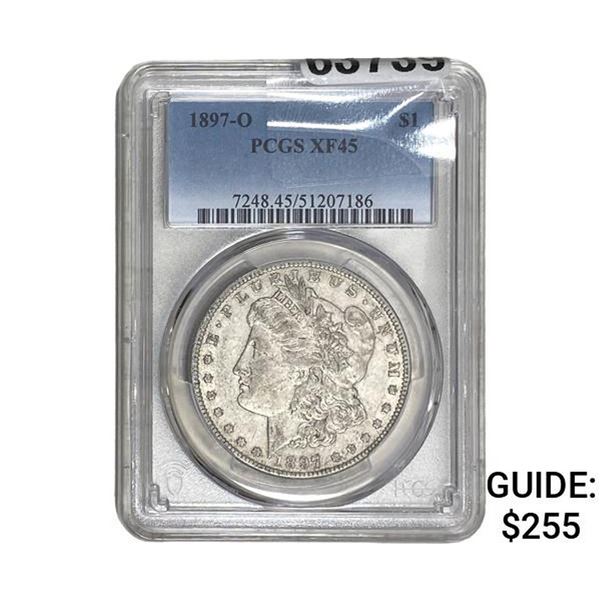 1897-SO Morgan Silver Dollar PCGS XF45