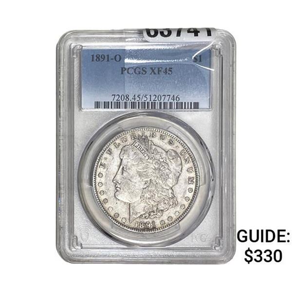 1891-O Morgan Silver Dollar PCGS XF45
