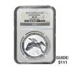 Image 1 : 2011-P Australia $1 Silver Kookaburra NGC MS69